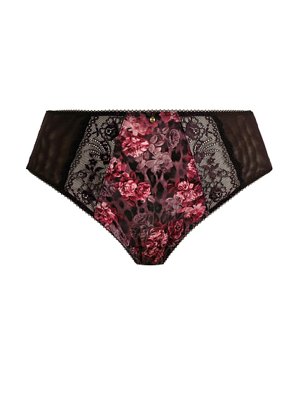 Трусы классические ELOMI MORGAN 4118, Черный с розами