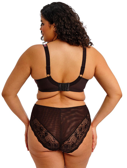 Бюстгальтер ELOMI MORGAN 4110, Черный с розами