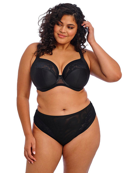 Фото Черный бюстгальтер на большо размер груди Elomi, купить