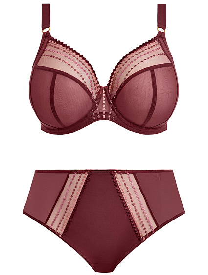 Фото Бюстгальтер на большой размер груди и трусики большого размера Elomi