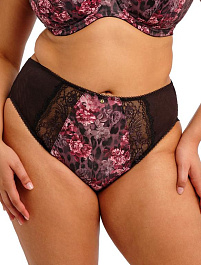 Трусы классические ELOMI MORGAN 4118, Черный с розами